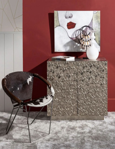 MUEBLE RECIBIDOR PLATA...