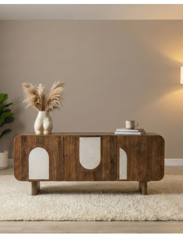 Aparador en Madera y Mármol...