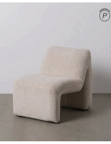 Sillón Beige con diseño...